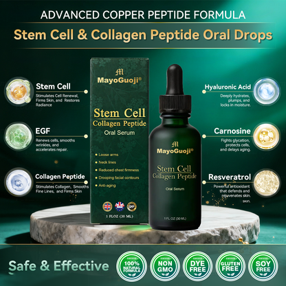 𝑶𝒇𝒇𝒊𝒄𝒊𝒂𝒍 𝑺𝒕𝒐𝒓𝒆 | 𝐌𝐚𝐲𝐨𝐆𝐮𝐨𝐣𝐢® 𝐒𝐭𝐞𝐦 𝐂𝐞𝐥𝐥 & 𝐂𝐨𝐥𝐥𝐚𝐠𝐞𝐧 𝐏𝐞𝐩𝐭𝐢𝐝𝐞 𝐎𝐫𝐚𝐥 𝐒𝐞𝐫𝐮𝐦💧 (Lift & Firm Sagging Skin & Reduce Wrinkle Formation)