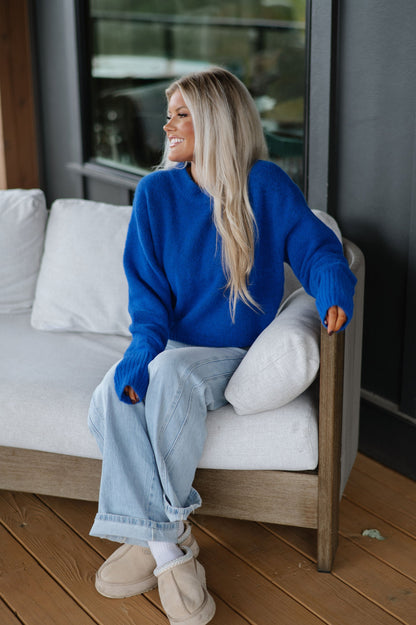 Sweater-Cobalt