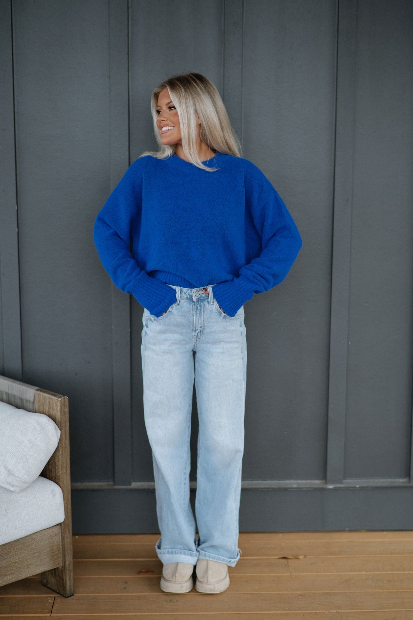 Sweater-Cobalt