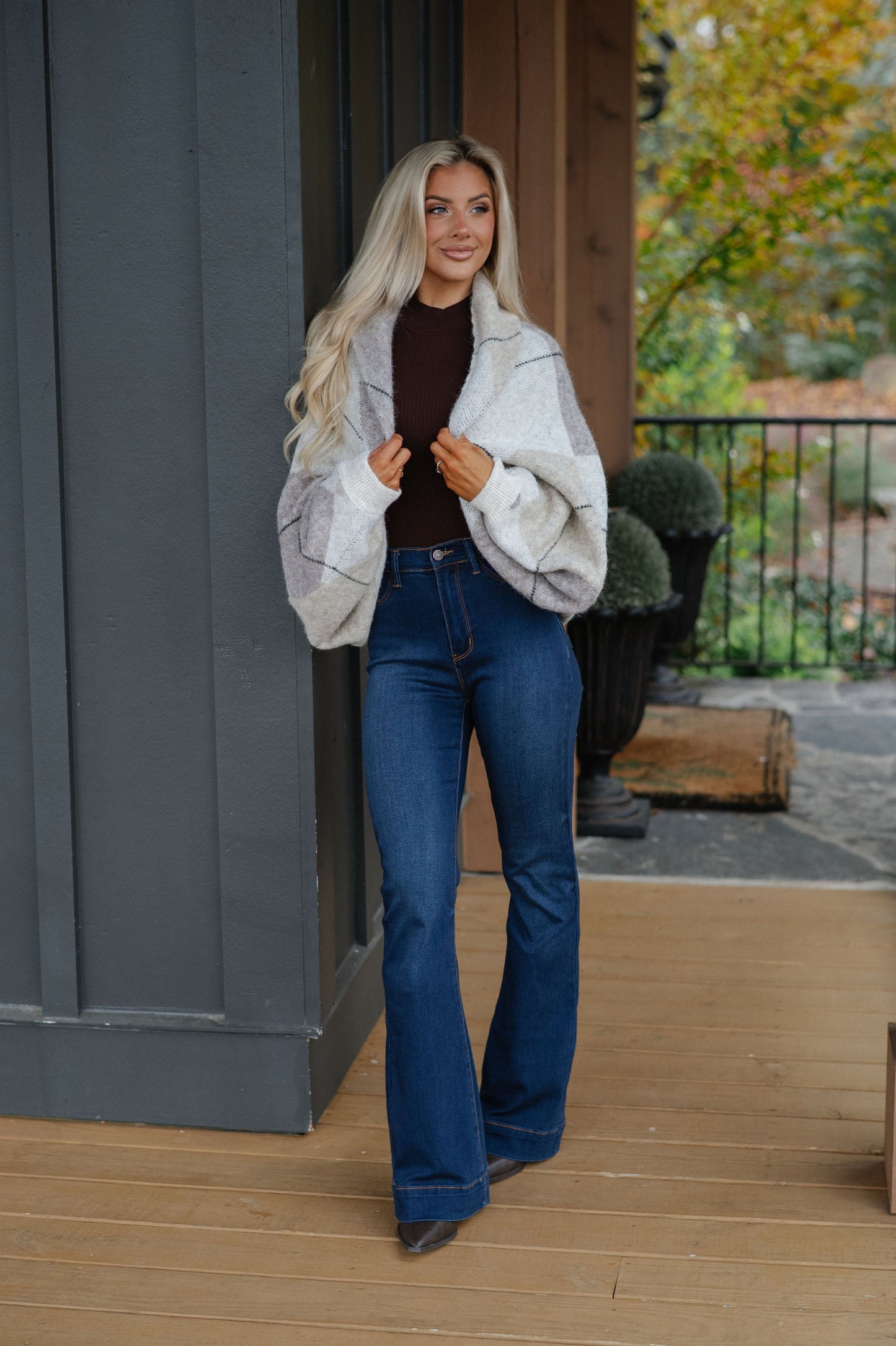 Knit Shrug Cardigan-Oatmeal