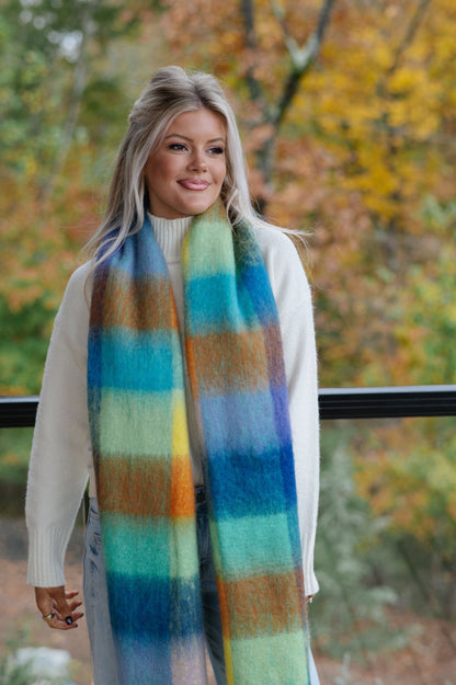 Scarf-Blue/Orange