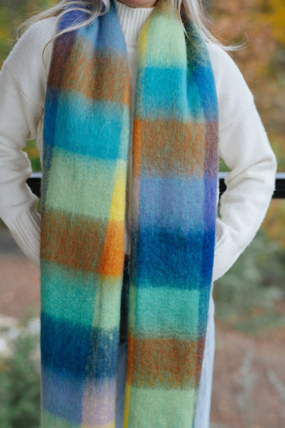 Scarf-Blue/Orange