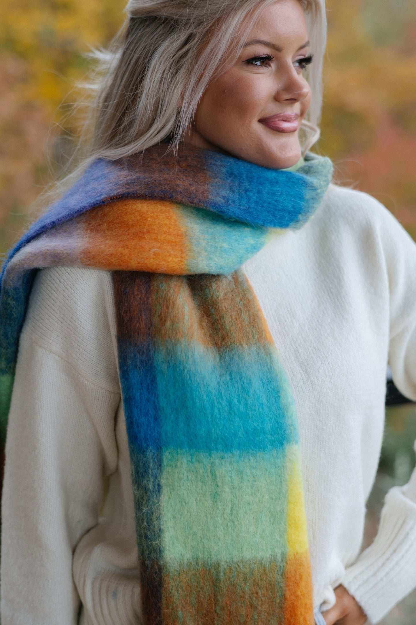 Scarf-Blue/Orange