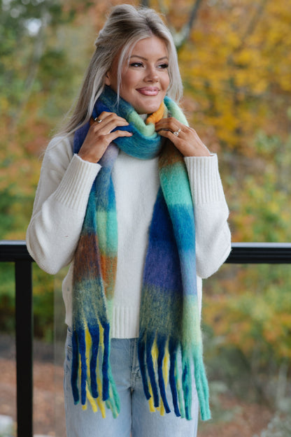 Scarf-Blue/Orange