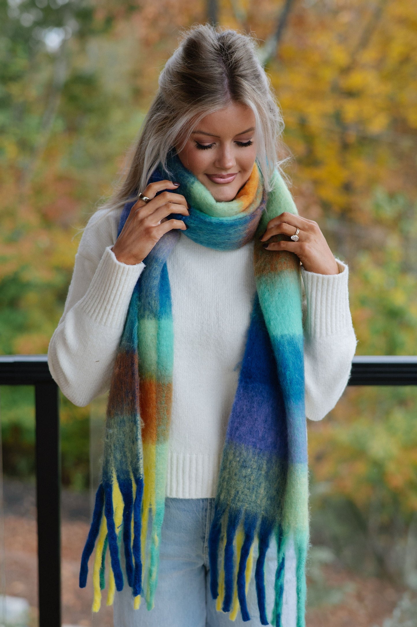 Scarf-Blue/Orange
