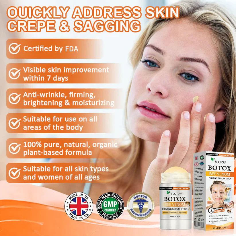 Made and Shipped from UK✨TLOPA® Botox Bee Venom Firming Serum Stick(🔥LAST DAY 70% OFF)✨✨
